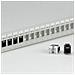 Cat. 6 19"-Keystone Patch Panel, light grey UTP, Not screened, Grigio - Foto miniatura 1